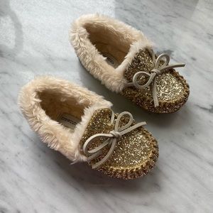 Jcrew Crewcuts girls slippers size 12